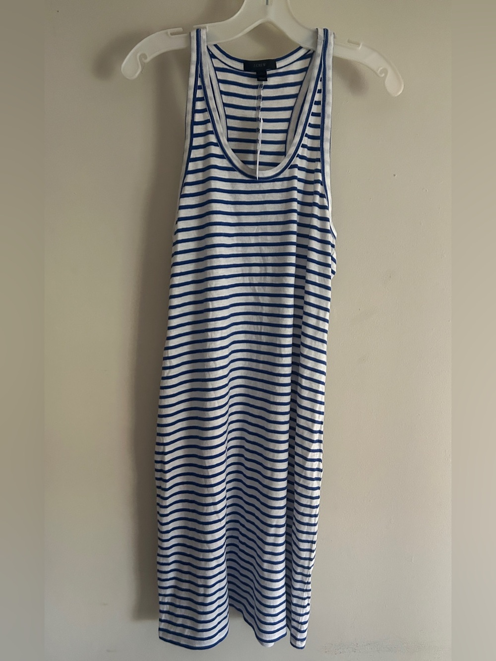 J. Crew Striped Sleeveless Tank Dress
